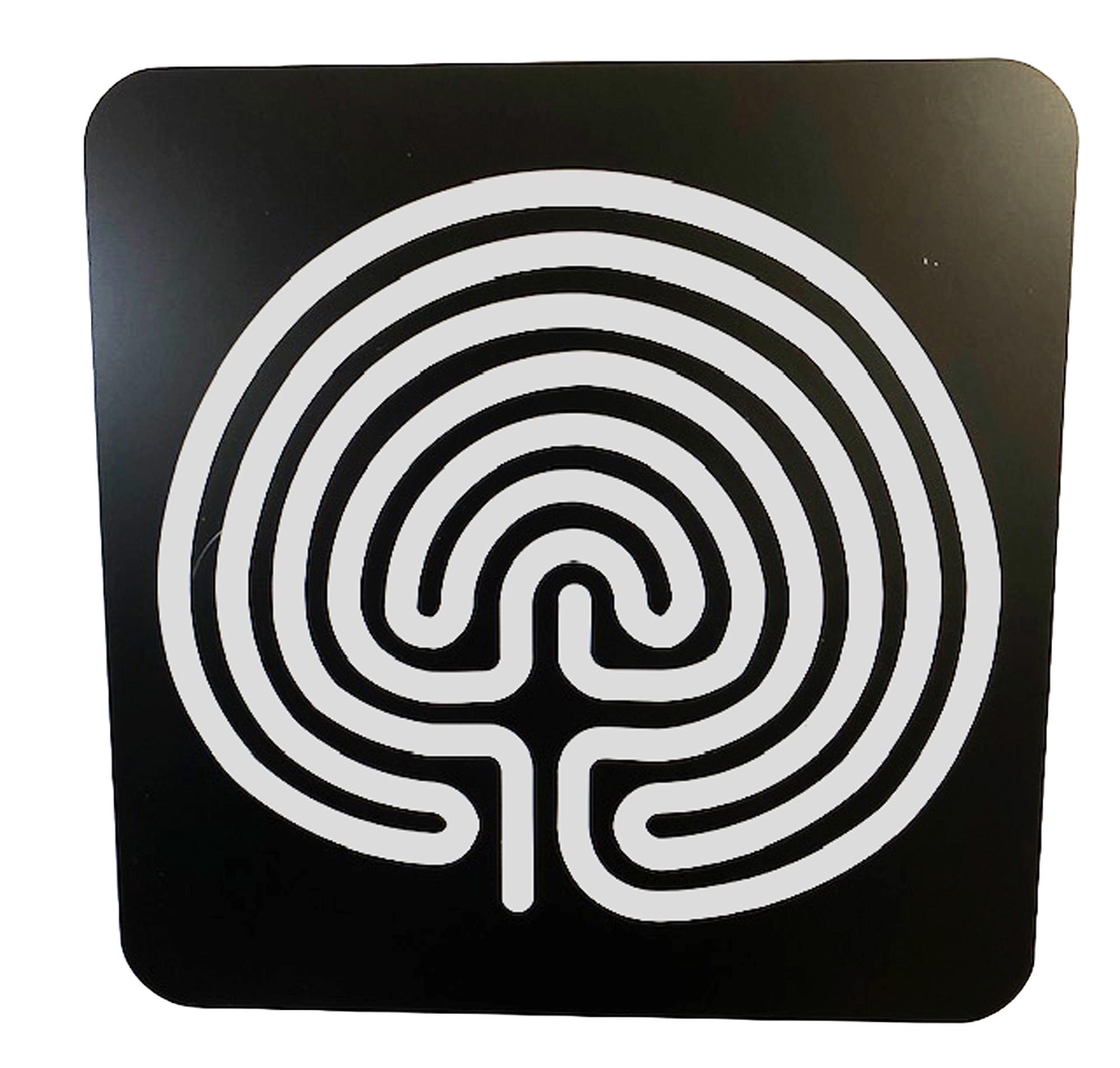 6" Classical Acrylic Finger Labyrinth • Calming Focus Tool ...
