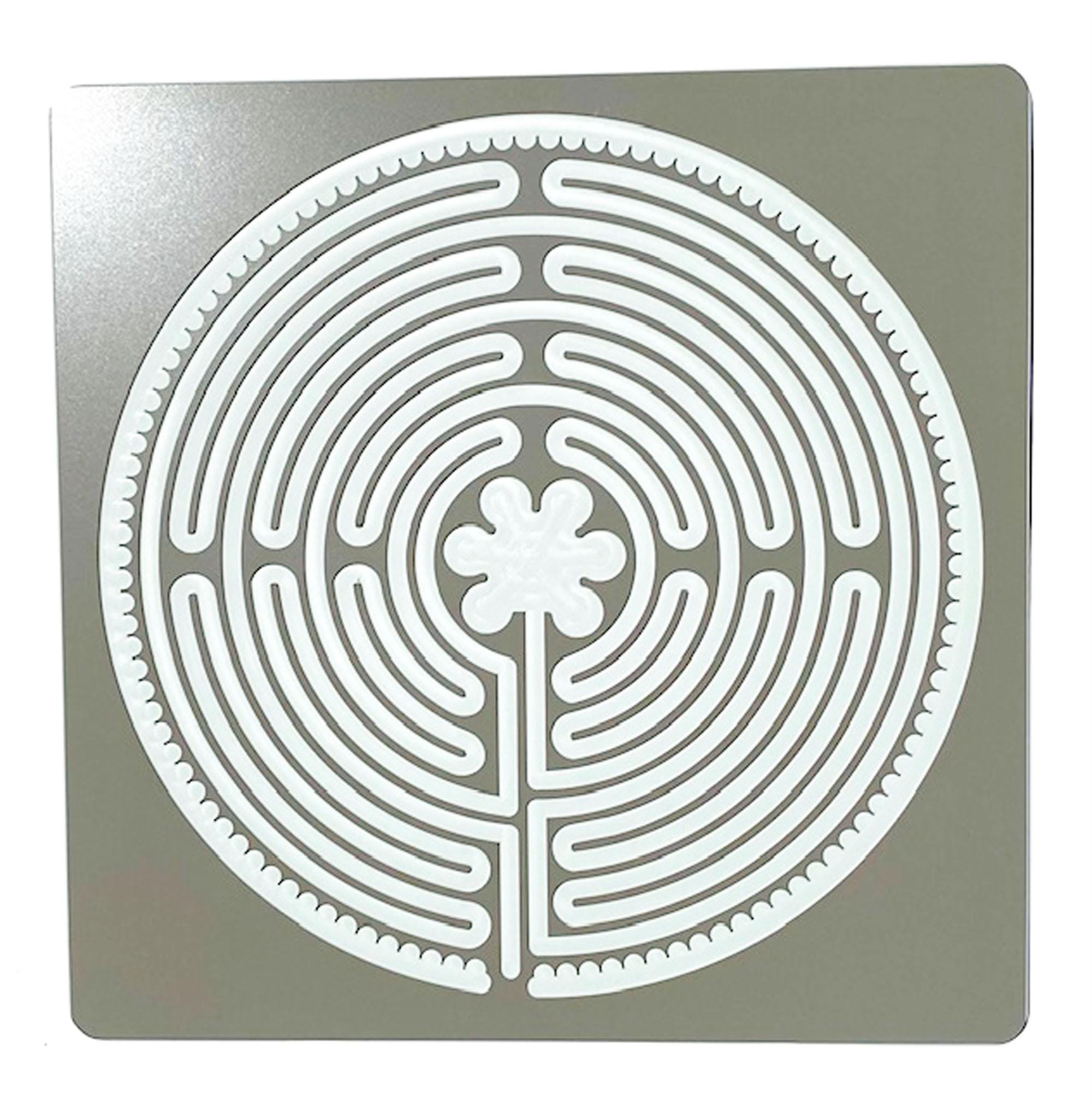 12" Chartres Acrylic Finger Labyrinth • Meditation Tool • Mindfulness ...