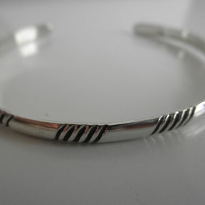 Sterling silver Cuff bracelet image 2