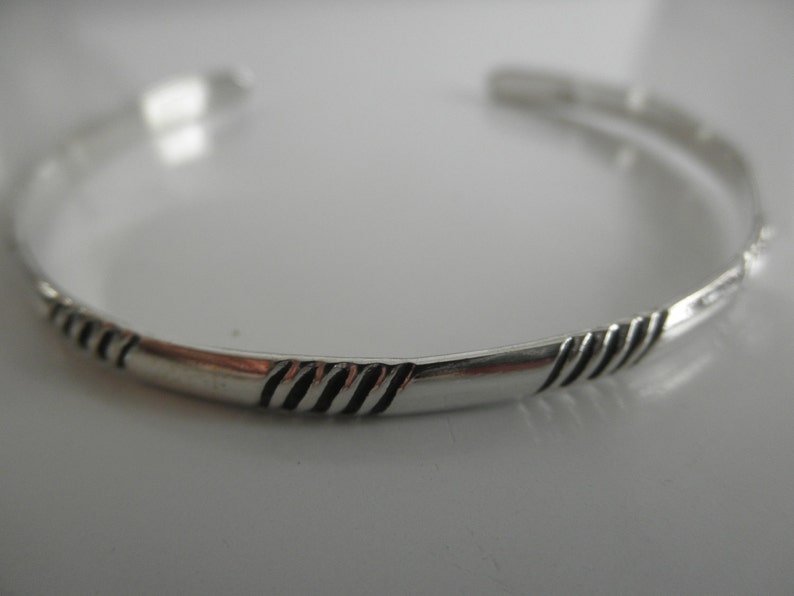 Sterling silver Cuff bracelet image 2