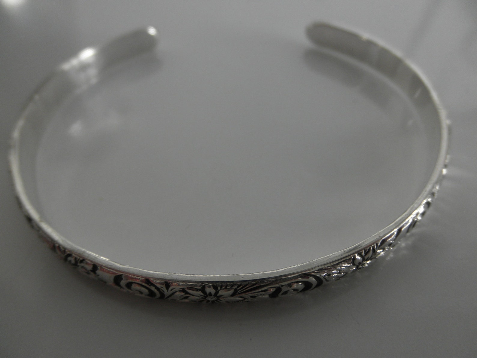 Sterling Silver Cuff Bracelet - Etsy