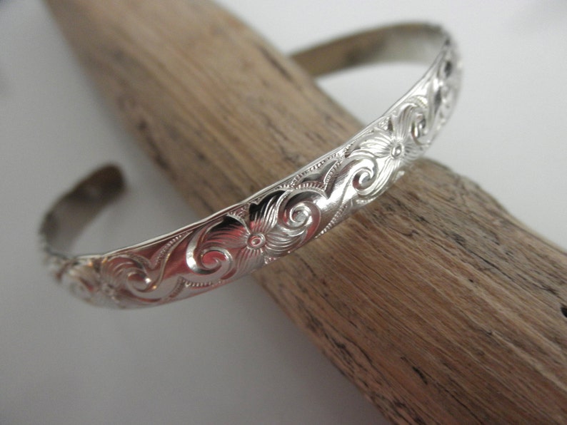 Sterling silver Cuff bracelet image 4