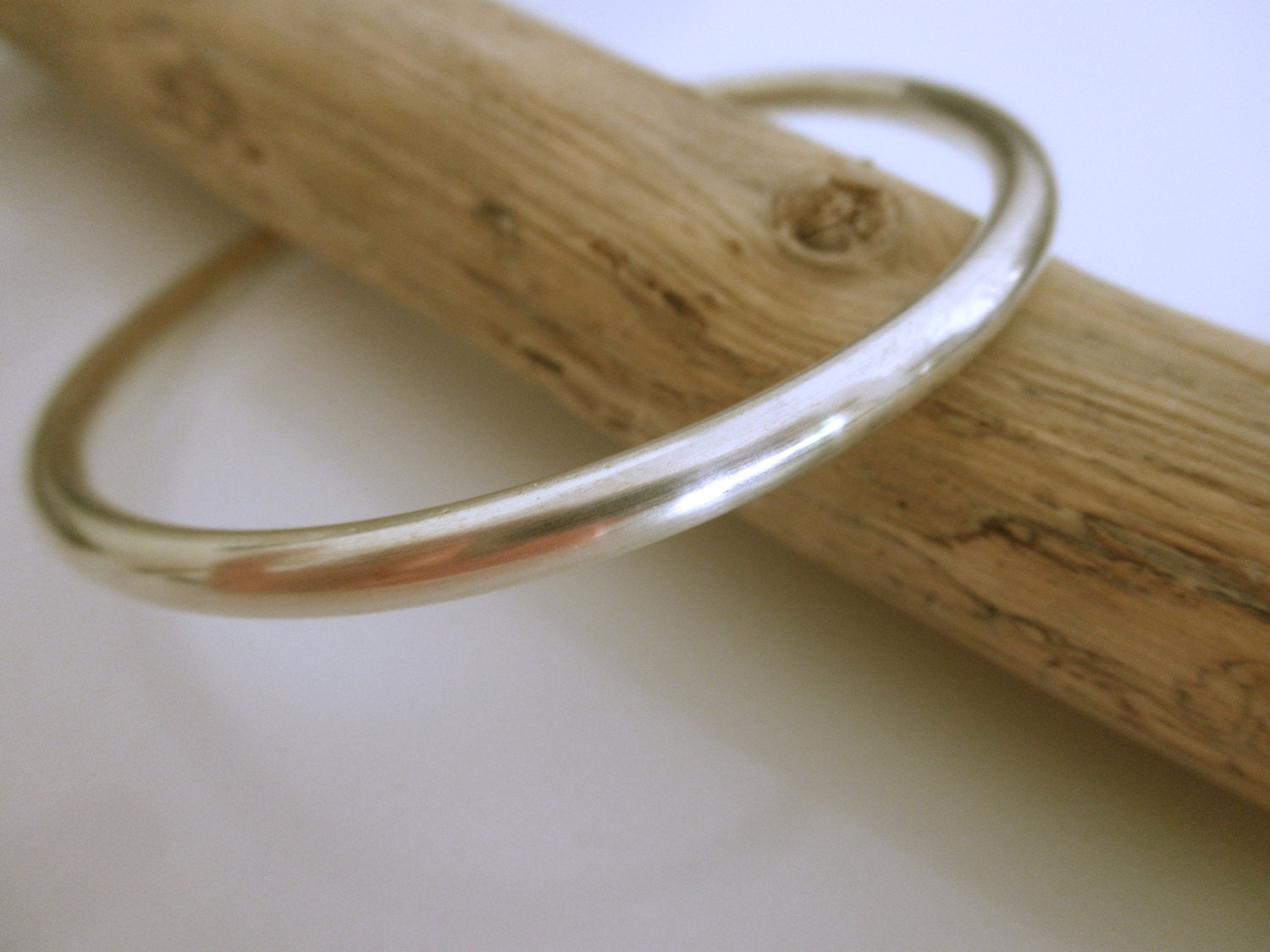 HEAVY Sterling Silver Bangle Bracelet - 925 Solid Sterling