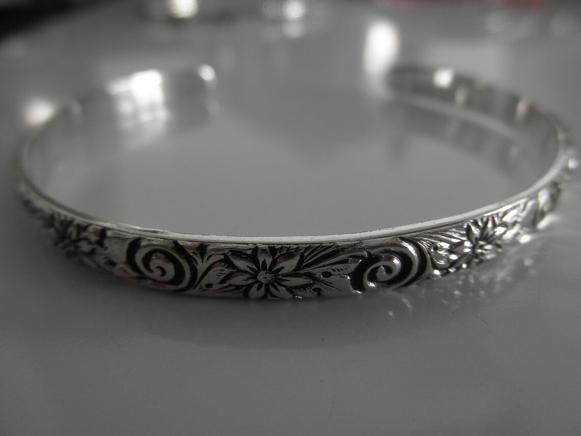 Sterling Silver Cuff Bracelet Etsy
