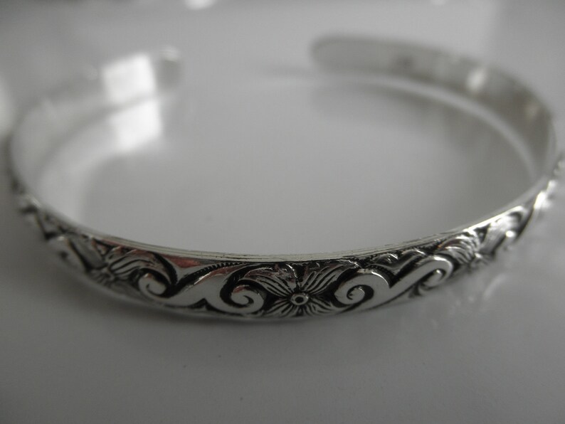Sterling silver Cuff bracelet image 2