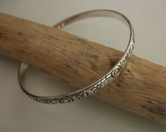 USA VINTAGE SPIRAL DESIGN BANGLE/アメリカ古着スパイラル