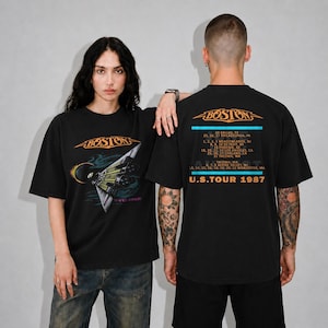 Boston 1987 Tour Tshirt - Etsy
