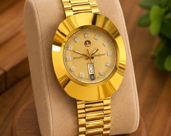 Reloj Rado Diastar vintage / Reloj de pulsera dorado de fabricación suiza