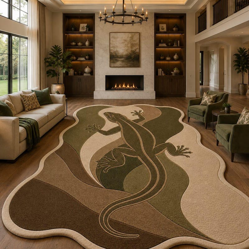 1/4 Shaped Rug - Etsy