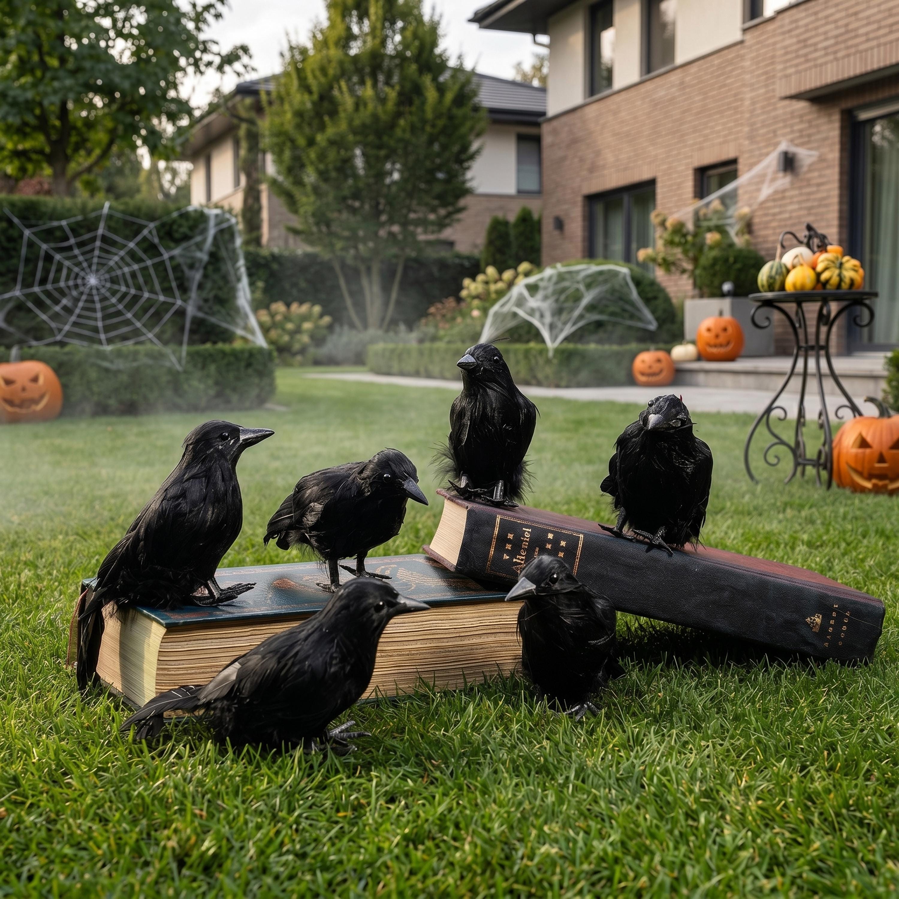 Raven halloween decor
