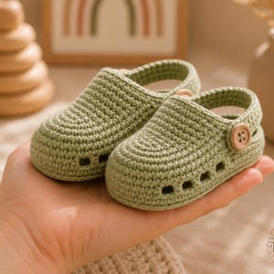 Crochet Baby Clogs Pattern | Easy Shoes, Sandals, Booties Tutorial (Digital Download)
