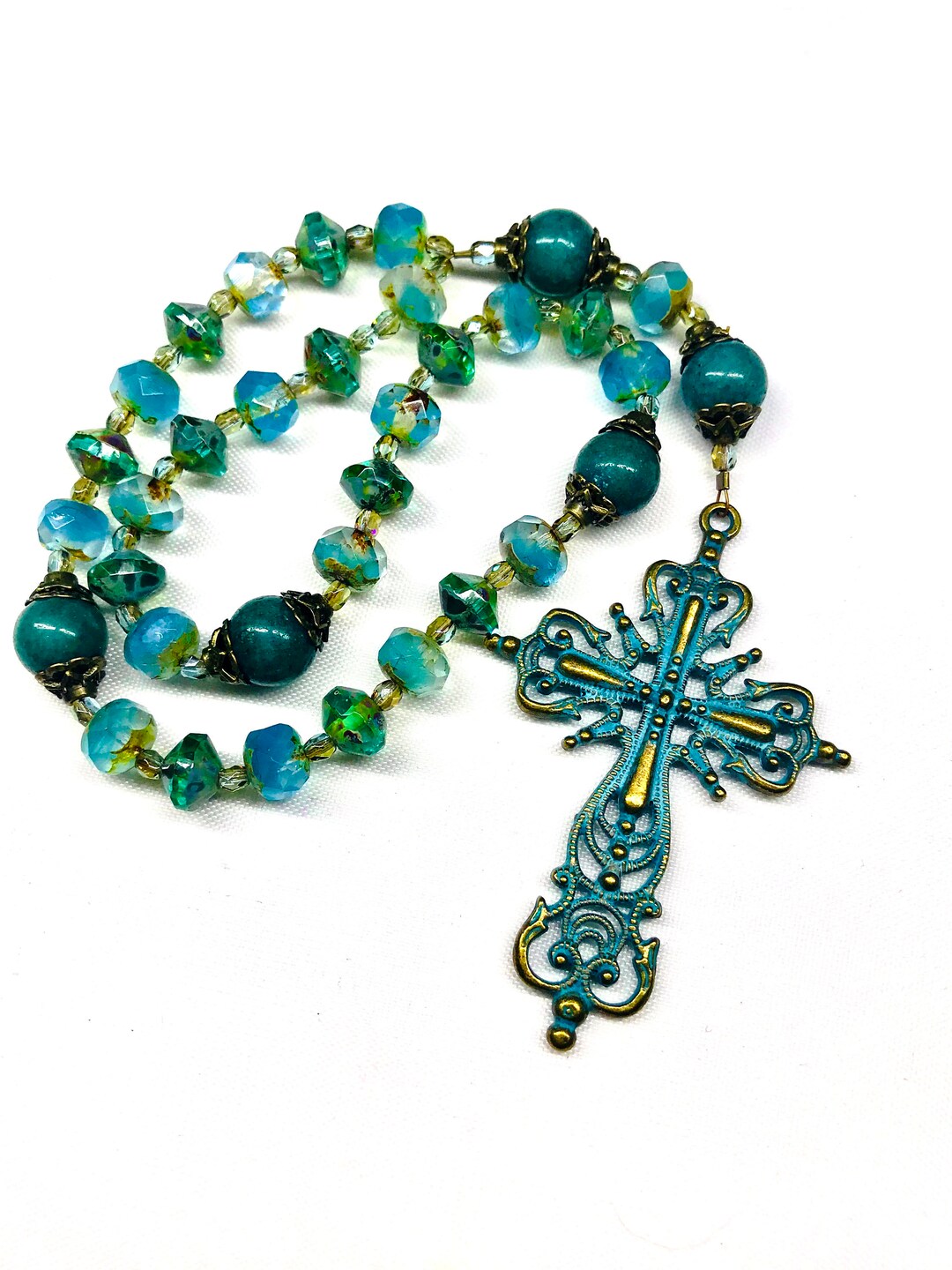 Anglican Rosary Prayer Beads Christian Religious Pray the Etsy