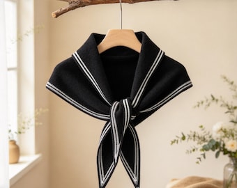 Sciarpa triangolare in 100% cashmere - Scaldacollo invernale - Morbido e caldo foulard - Sciarpa versatile a tinta unita - Regalo per lei
