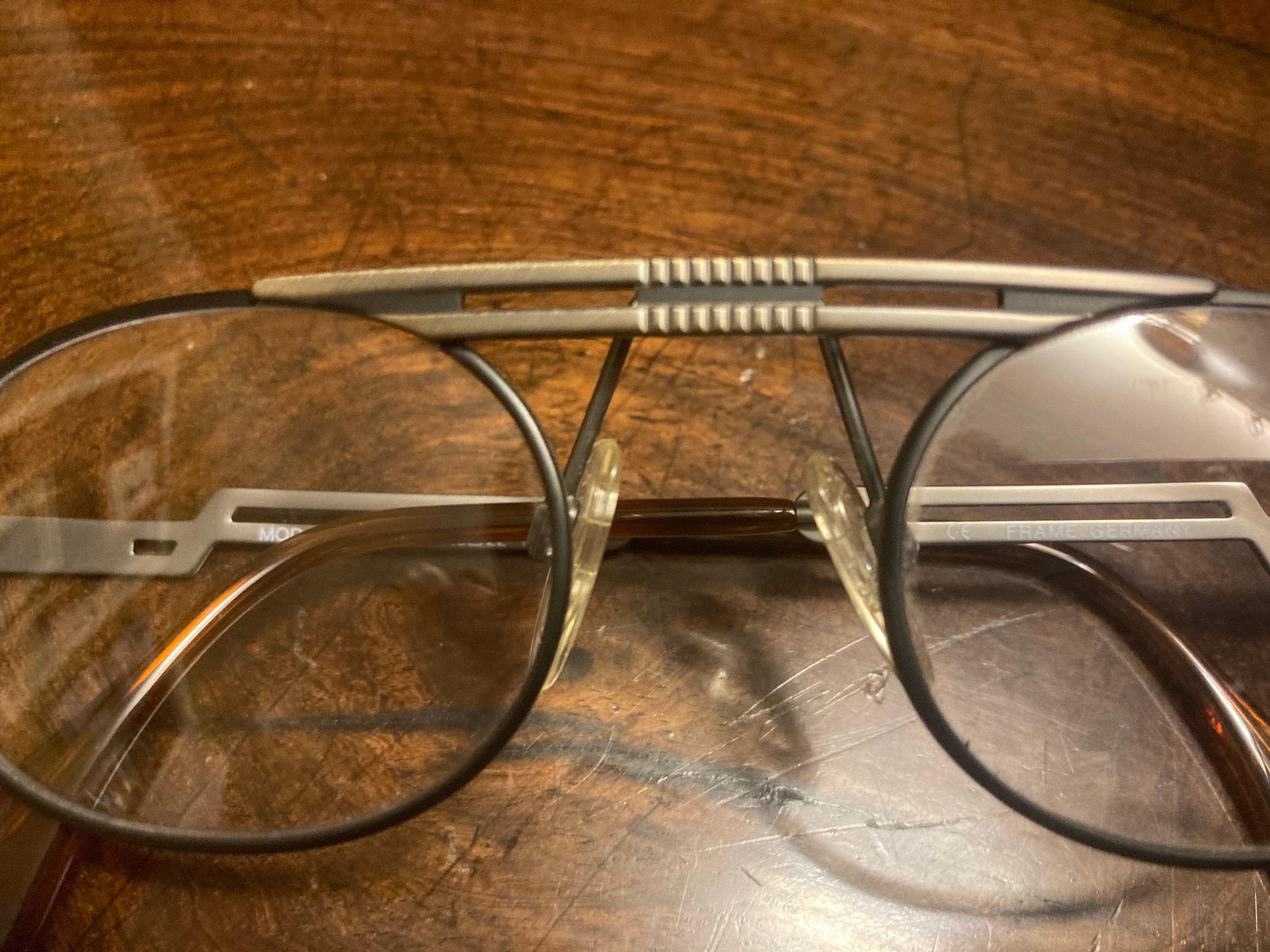 Lunettes Vintage Cazal Modèle 762 - Noir Et Bronze, Fabriquées En Allemagne, Neuf Dans Emballage D'origine