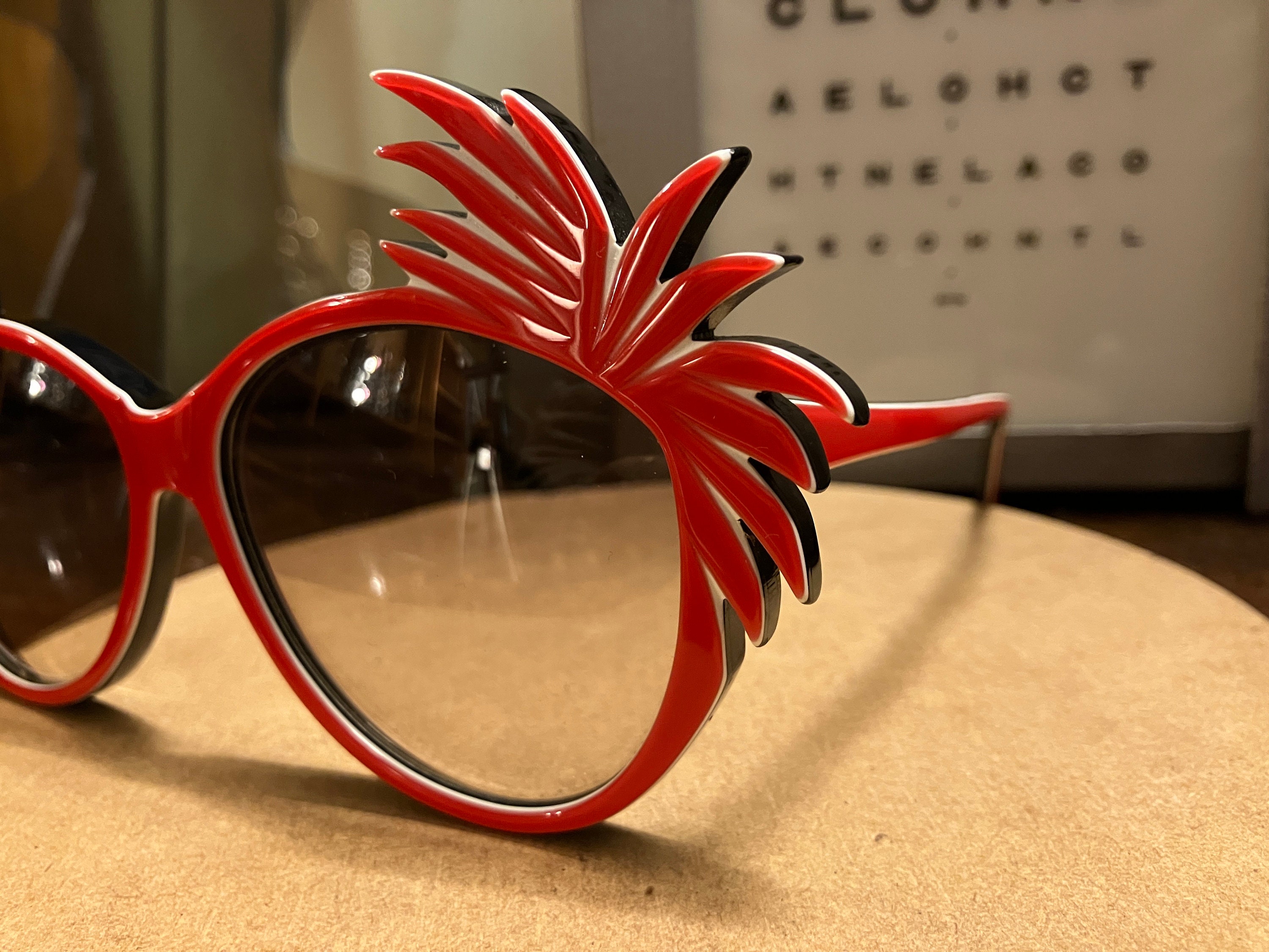 Lunettes De Soleil Vintage Michèle Lamy Pour Victor Gros - Monture Marron, Occasion