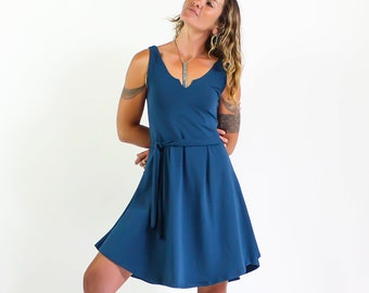 Womens Dresses-Evita Dress-Summer Dress-Retro Dress-Sun Dress-50's Dress-Blue Dress-Sexy Dress-Womens dress-Halter dress-Perfect dress-dress