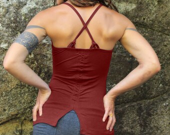 Adjustable Tank Top-Womens clothing-funky yoga wear-yoga shirt-yoga blouse-womens blouse-workout top-workout tank-yoga tank-trendy tops