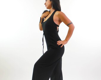 Women&#39;s Jumpsuit / Women&#39;s Clothing / Jumpsuit / Sun and Moon Jumpsuit / Women&#39;s Rompers / Cute Onsie / Halter top Jumpsuit / Bohemian