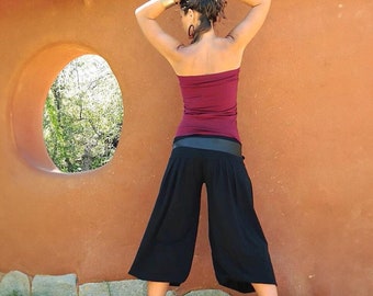 Harem Pants-Womens Pants-Womens Bottoms-Baggy pants-Funky dance pants-Black pants-Yoga Wear-Bohemian pants-boho chic-urban pixie-aurora
