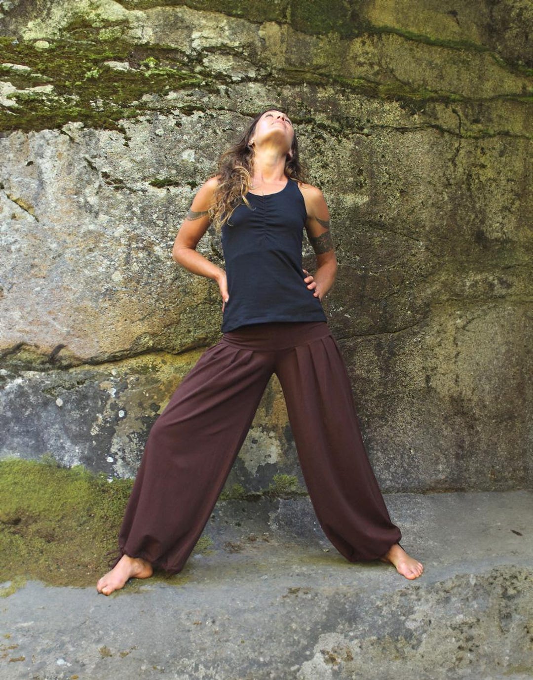 Amazon.com: Women's Baggy Cotton Linen Sweatpants Casual