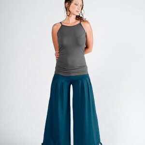 Harem Pants-Women's bottoms-Ladies pants-baggy trousers-dance bottoms-flowy pants-loose pants-baggy dance pants-black pants-comfy cotton Teal