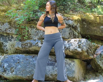 Yoga Cargo Pants: Women's Cotton Trousers, Loose Fit