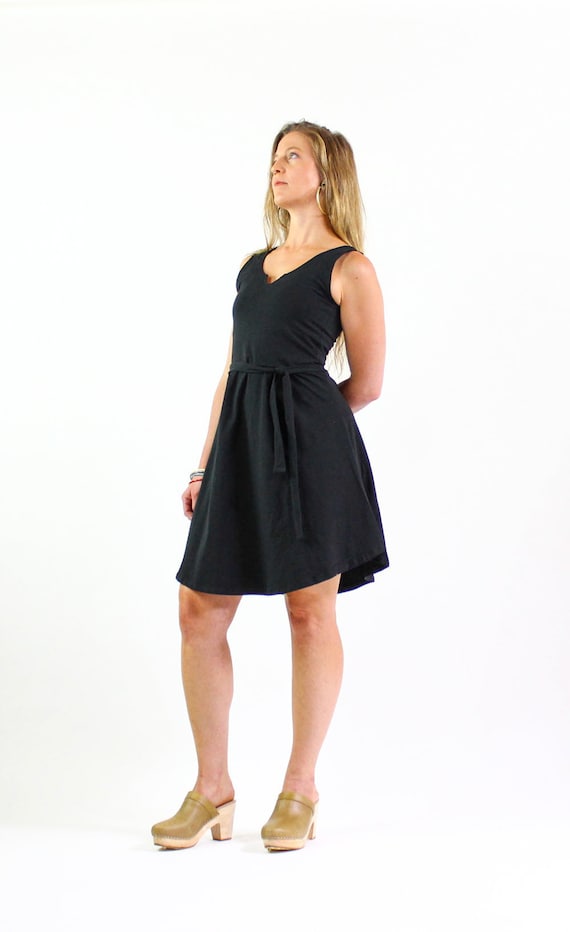 open lace back dress Tamara Black Maxi Dress