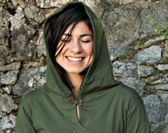 Comfortable and Soft Elven Hoodie with Thumbholes // A Perfect fit // Made In California