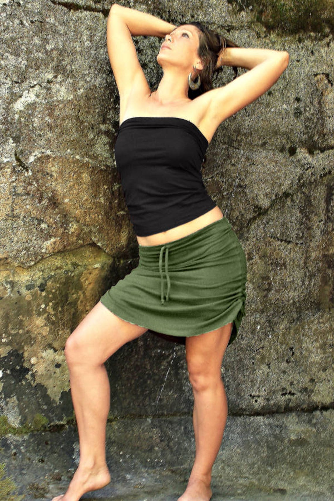 Cinchy Skirtwomens Skirtyoga Skirtpurple Skirtathletic Etsy