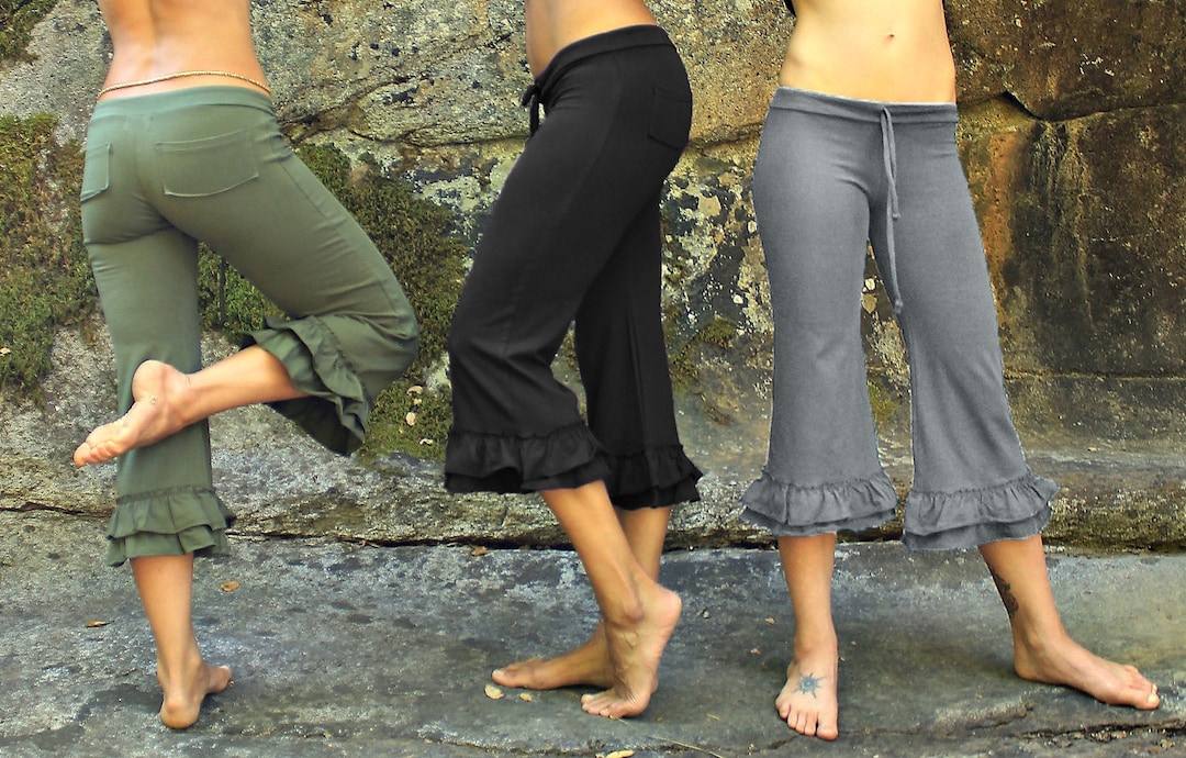 Bloomers-sustainable Clothing-womens Clothes-capris Pants-gray
