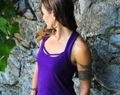 Peekaboo Tank Top-women 39 s clothing-purple tops-unique-boho-yoga-purple-pixie-goddess-festival-blouse-summer-spring-athleisure-fitness tank