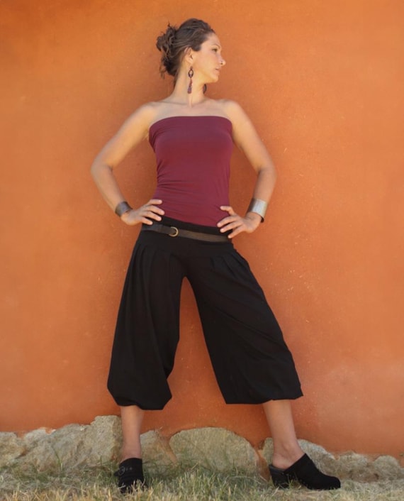 Harem Pants-baggy Pants-loose Fit Pants-wide Leg Pants-belly