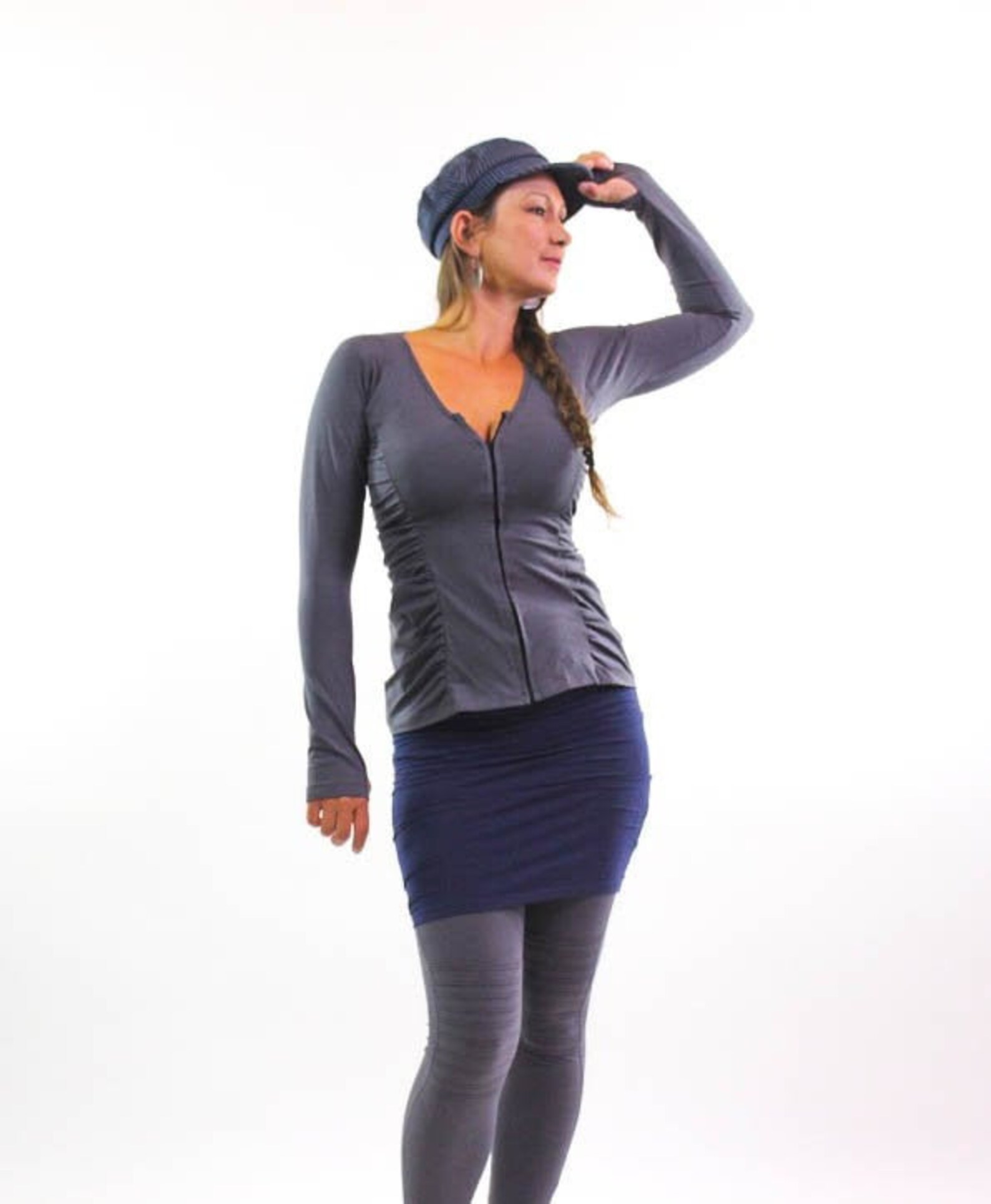 Hook&Eye sleeveless stretchy top