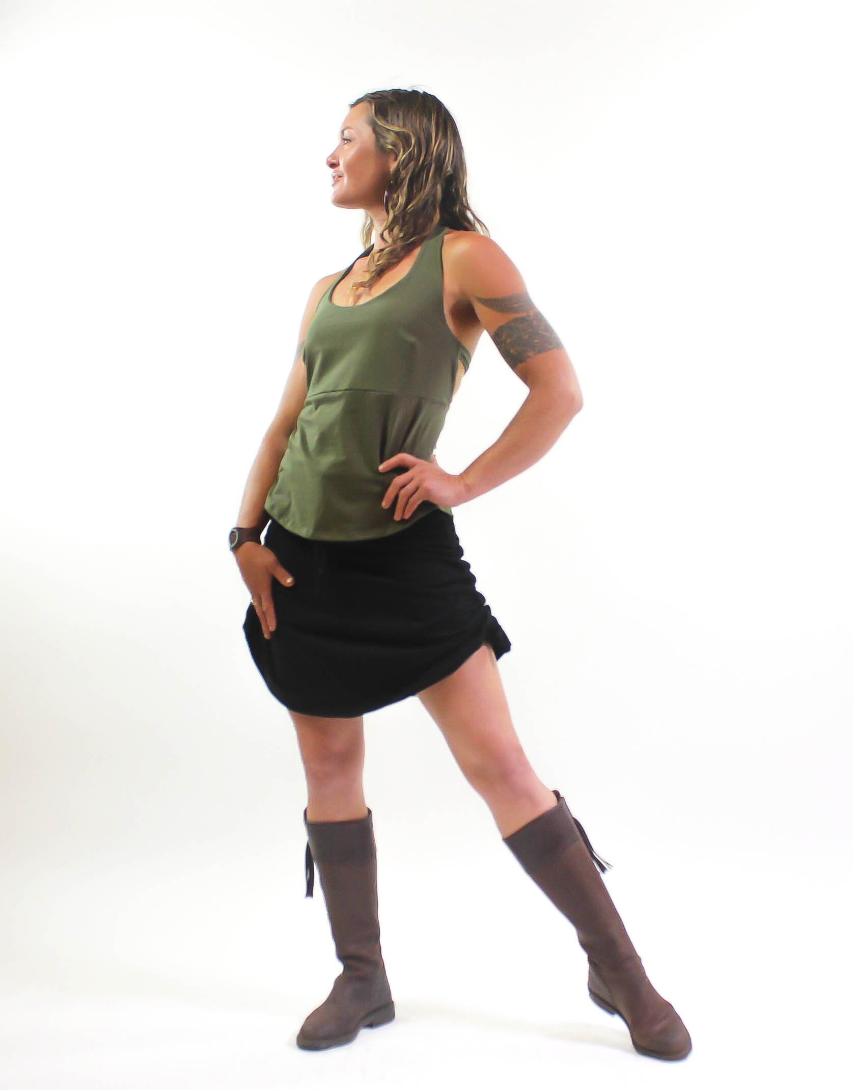 Women's Sage Green Tops, Women's tops, Eneche Tank top, Cotton Tanks, Dance wear, hooping tops, bohemian sexy top, women's blouses, Unique