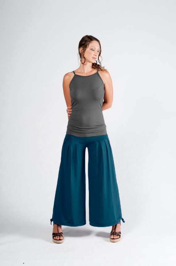 Ladies' Recycled Polyester Wide Pants | 無印良品 MUJI