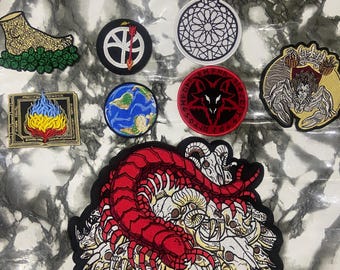 Dungeon Crawler Carl Jumbo Patch Set | Scavenger's Daughter Fan Art (8 Patches)