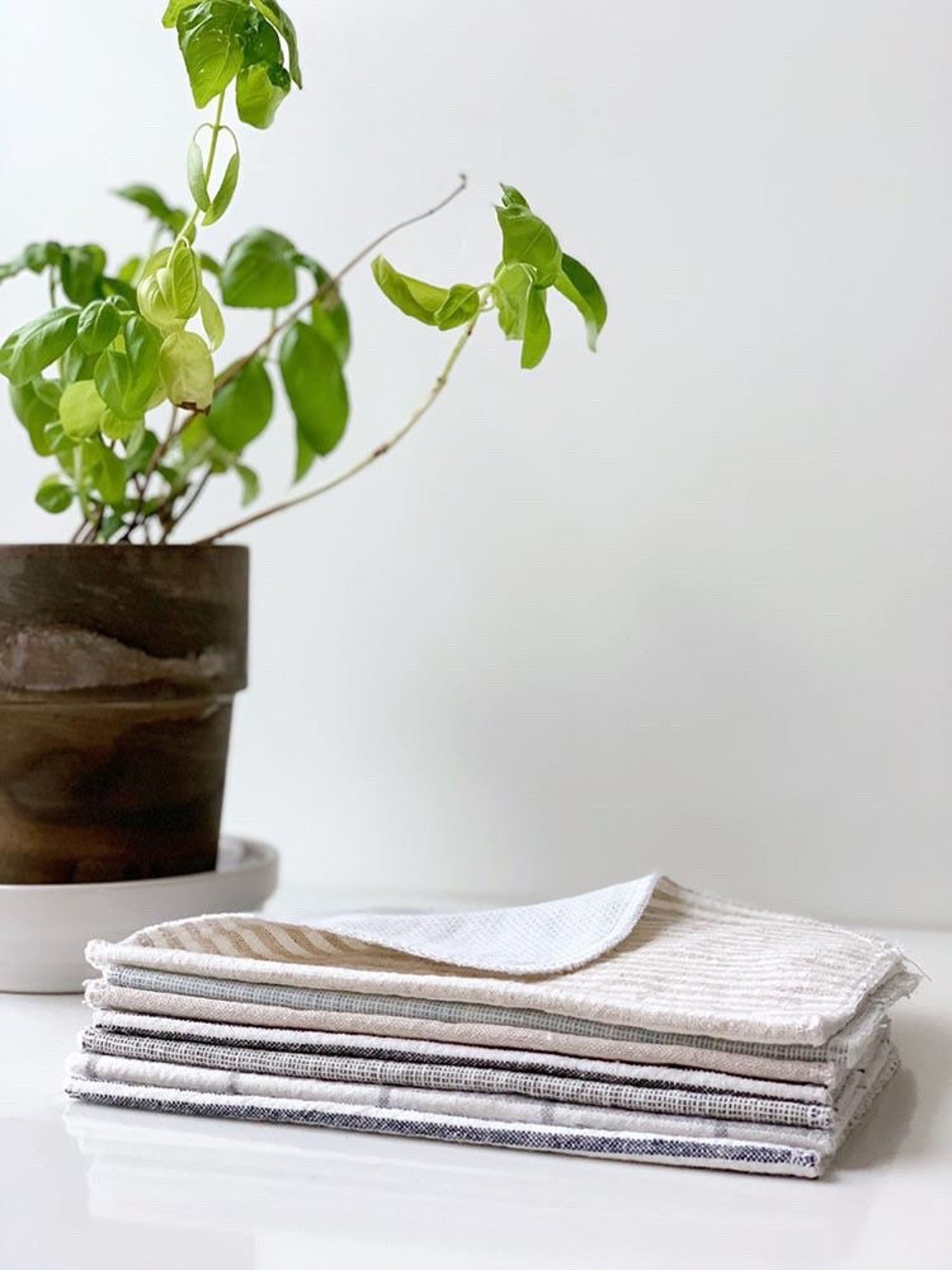 3ply Linen Paperless Towel Reusable Paper Towel Ecofriendly Etsy