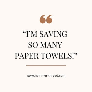 3ply Paperless Towel, Reusable Non Paper Towel, Eco-Friendly Cleaning, Cotton Paper Towels, Cloth Paper Towels, Paper Replacement Product image 9