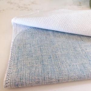 Toalha de papel de linho 3ply sem papel, toalha de papel reutilizável, presente de cozinha ecológico, substituição de papel sem desperdício, presente de Natal útil para a mãe