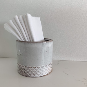 Toalha de papel de pano 2ply, toalha branca sem papel, toalha de papel reutilizável, toalhas de papel de algodão texturizado, presente para abraçador de árvores, substituição de papel