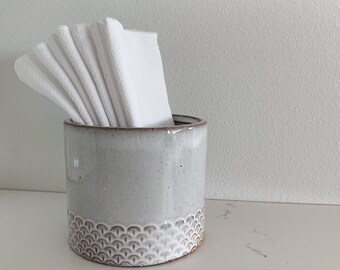2ply Cloth Paper Towel, White Paperless Towel, Reusable Paper Towel, Textured Cotton Paper Towels, Gift For Tree Hugger, Paper Replacement