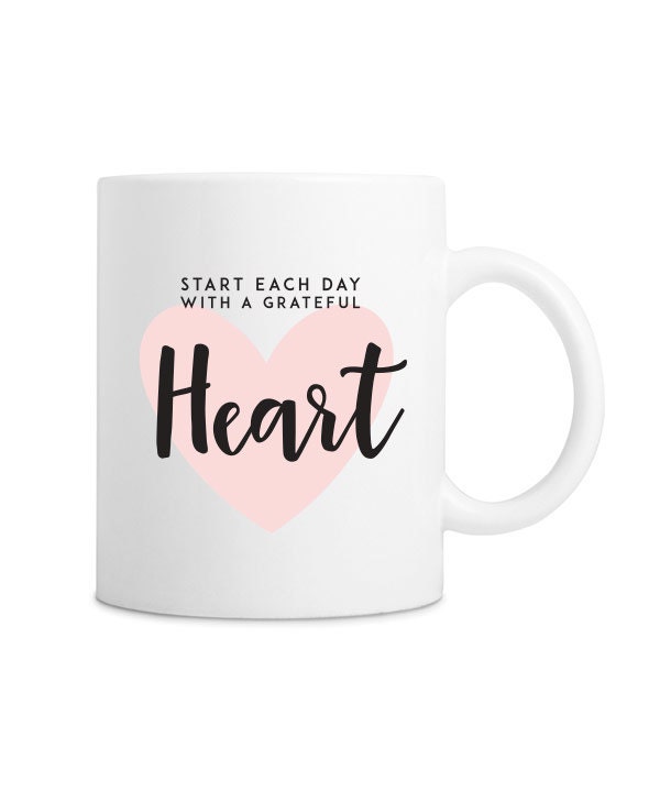 Coffee Mug Ceramic Mug Quote Mug Start Each Day With A | Etsy