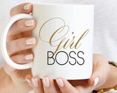 Girl Boss Inspirational Mug, Girl Boss Mug, Entrepreneur, Inspirational Gift, Unique Coffee Mug, Gift for Boss, Boss Mug, Girl Boss Cup
