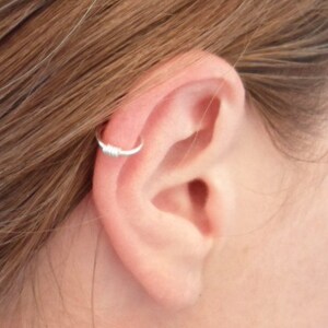 Ear Cuff Bague D Oreille Simple Anneau Faux Piercing Etsy