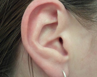Clear 16 gauge earrings outlet