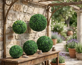 Artificial Grass Topiary Balls Hanging Ball For Wedding Party Diy Hotel Home Yard Garden Decoration