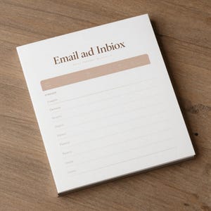 Inbox Zero Digital Planner | E-posttrådsspårare - 400+ sidor - Hyperlänkad GoodNotes Notability