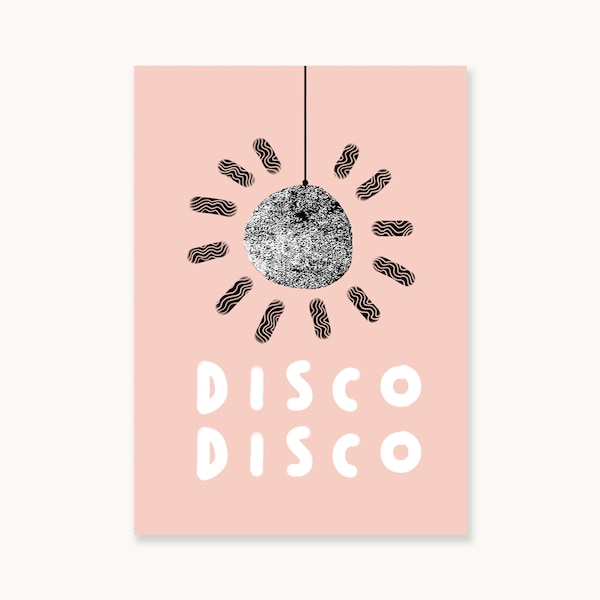 POSTKARTE "Disco"