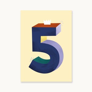 CARTÃO POSTAL "Aniversário #5"