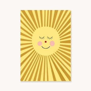 CARTE POSTALE « Soleil »